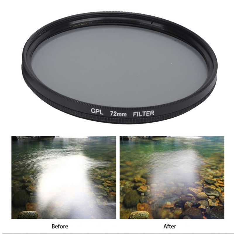 UV CPL filtry soczewek zestaw UV CPL filtry soczewek zestaw obiektyw kwiat osłona obiektywu uniwersalny z worek robić przechowywania robić obiektywu aparatu