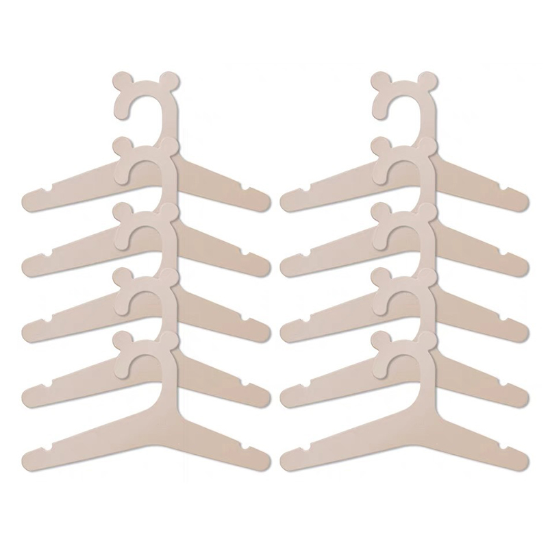 Perchero de madera para bebé, colgador de ropa para el hogar, habitación de princesa, decoración de guardería para niños, 5/10 piezas: 10PCs