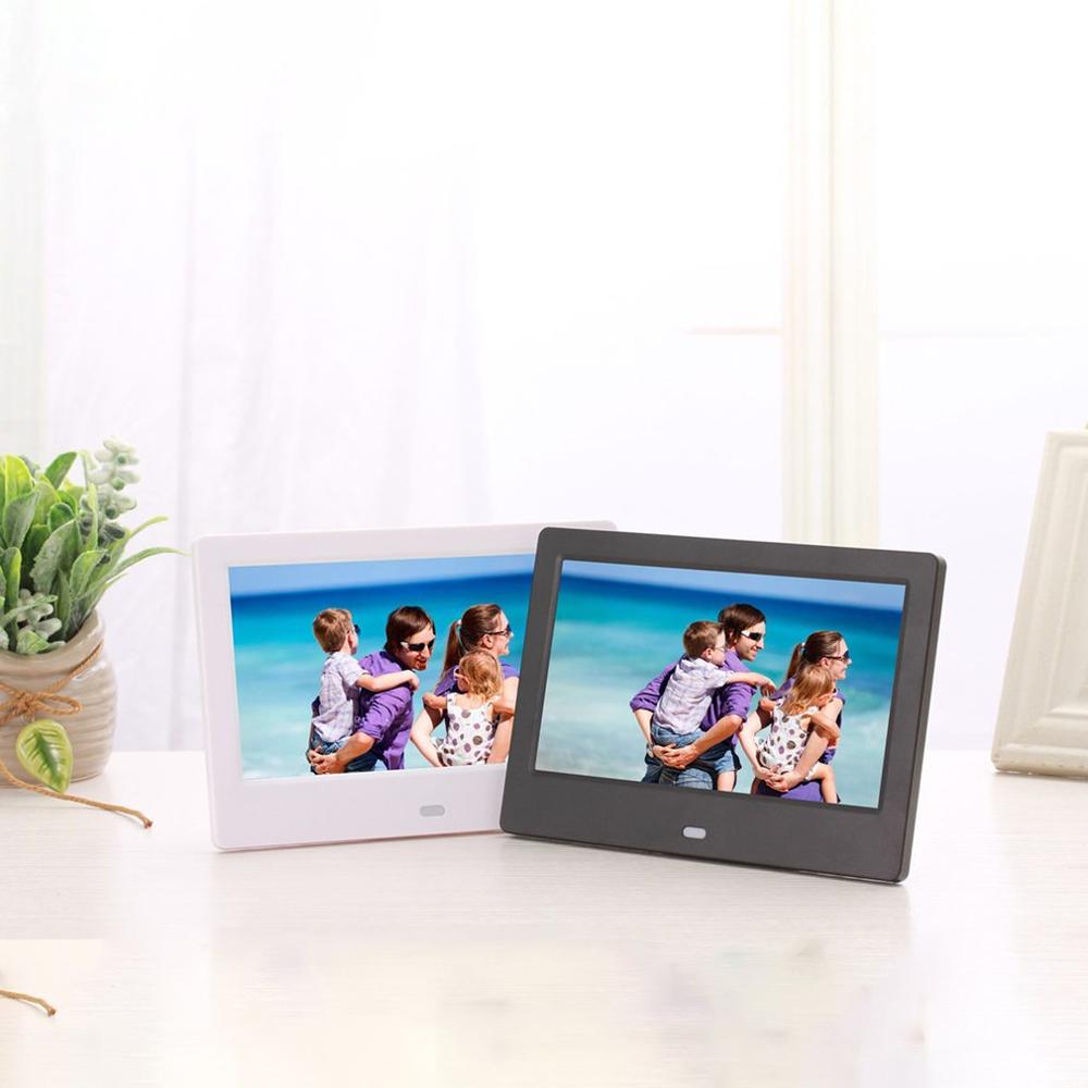 Álbum de fotos electrónico Led Hd, pantalla Lcd de 7 pulgadas, marco de fotos Digital, máquina de publicidad de pared,