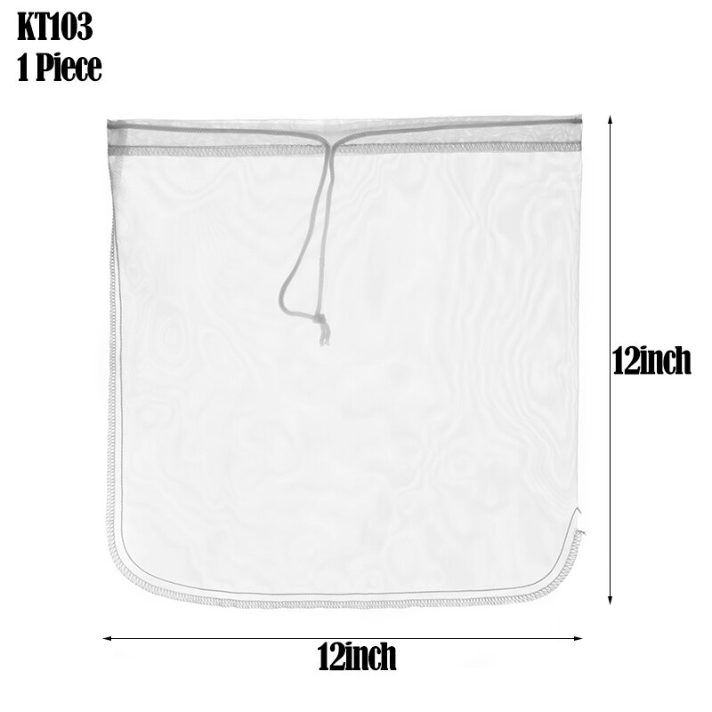 2 or 1 st 100%  nylon nät sil durkslag nätsil nöt mjölk filterpåsar kall fruktjuice kaffe te återanvändbara köksgrejer: Kt103