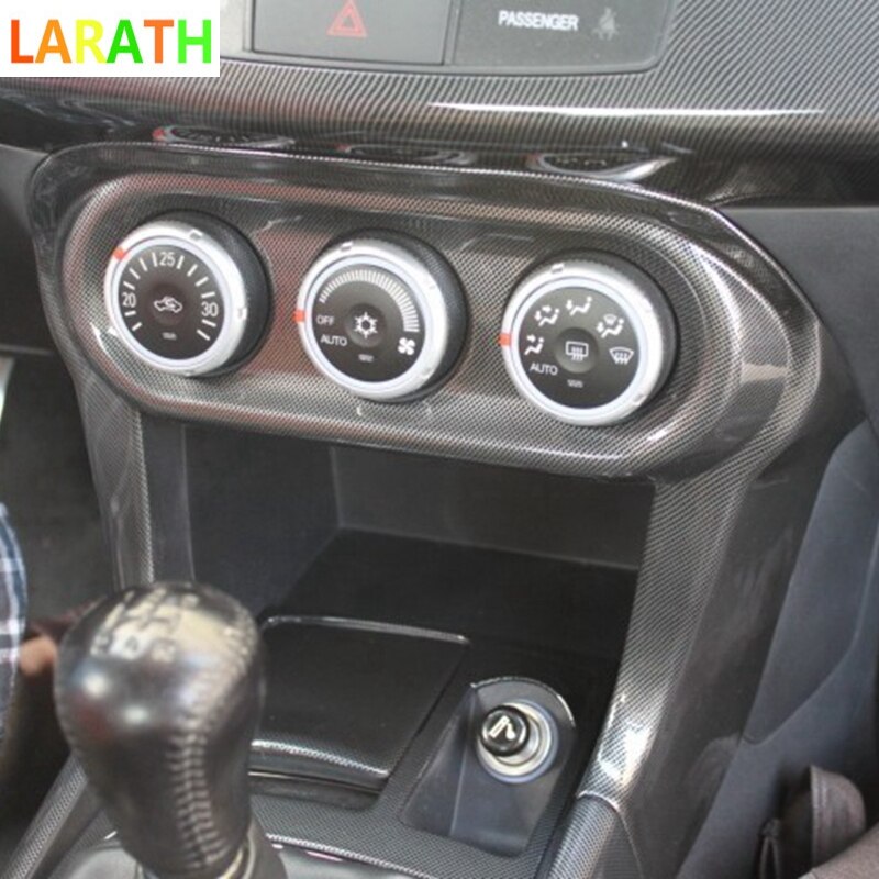 For Mitsubishi Lancer Carbon Fiber Dashboard Instrument Panel Box Trim Cover Bezel Molding Accessories