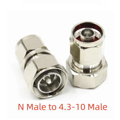 1pcs 4.3-10 mini DIN Connector to N Adapter DIN Male Female to N /DIN/4.3-10 Male Female Socket Straight RF Coaxial Adapter: Blue