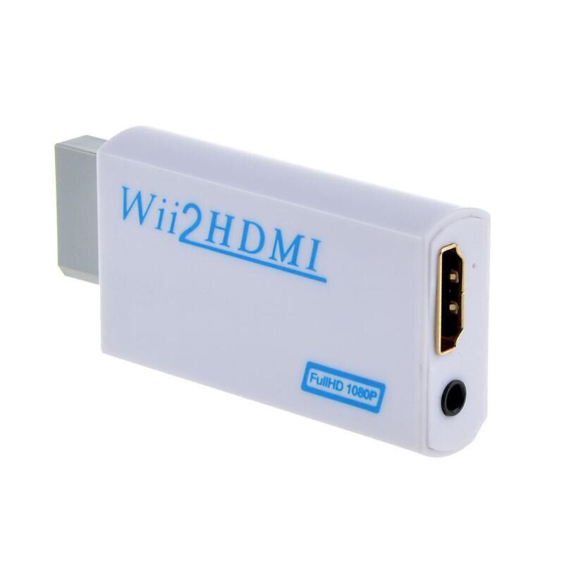 Adaptador de wii para hdmi, 1080p, conversor de ampliação wi-fi, saída full hd, com 3.5mm, saída de áudio e vídeo