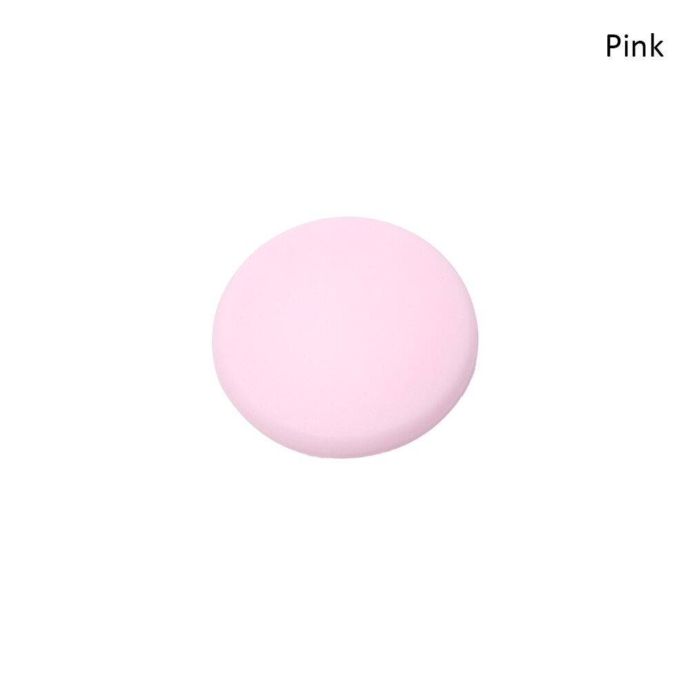 1Pc Muur Protector Deurklink Bumper Siliconen Guard Stopper Zelfklevende Rubber Ronde Home Back Deur Buffer Crash pad: pink