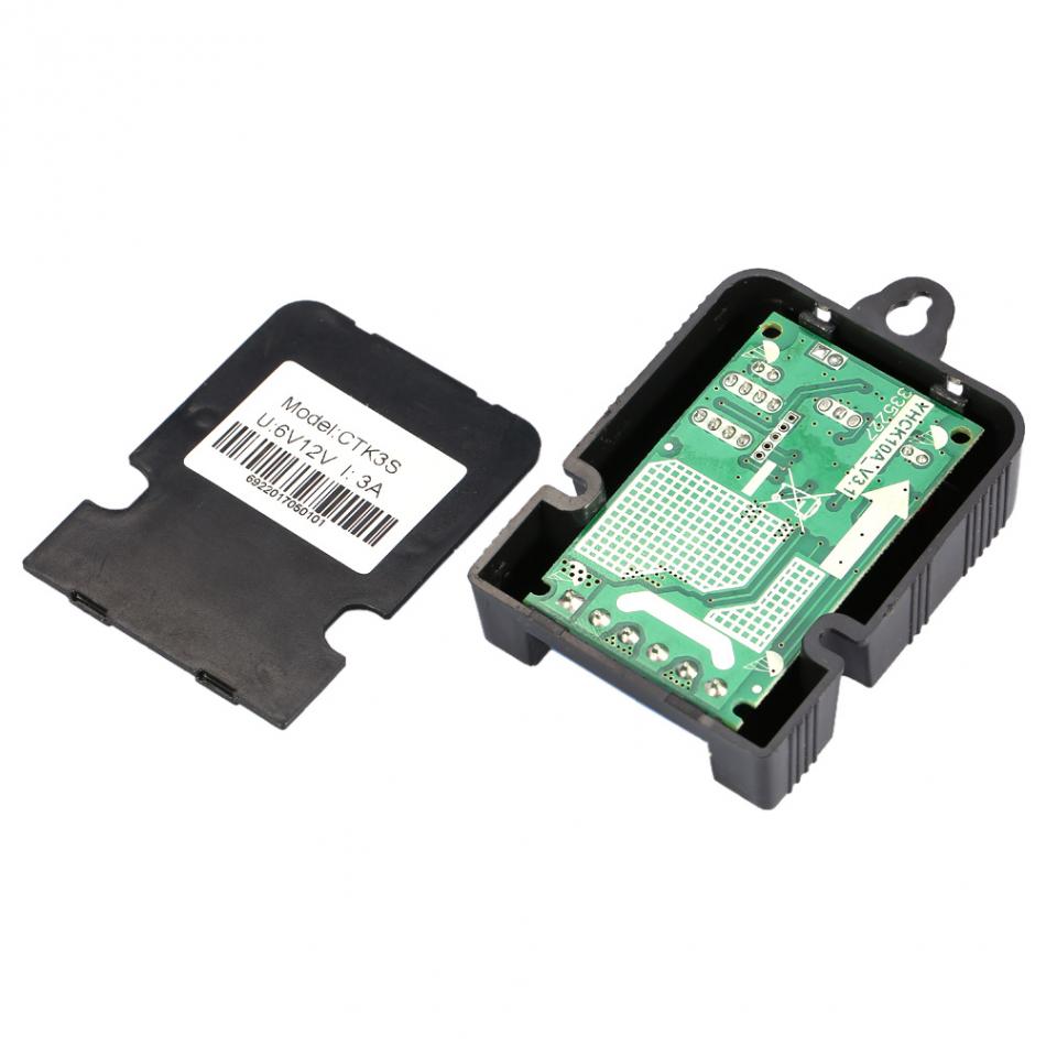 Solar Battery Charge Controller PWM 6V/12V 3A Solar Panel Charger Controller Regulator with LED Indicator