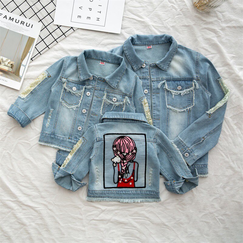 Kids Denim Jasje Voor Meisjes Kind Jas Lente Herfst Kinderen Jas Bovenkleding Kleding Mode Teen Tops