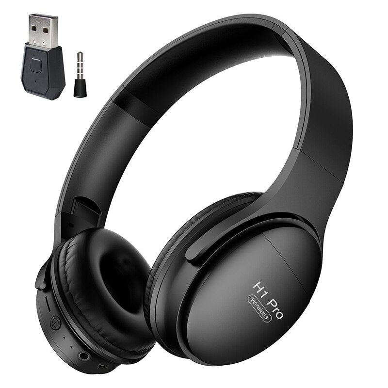 PS4 Gaming Headset - Bluetooth 5.0 Wireless + Wired - Noise Cancelling - Stereo HiFi - Microphone: Black