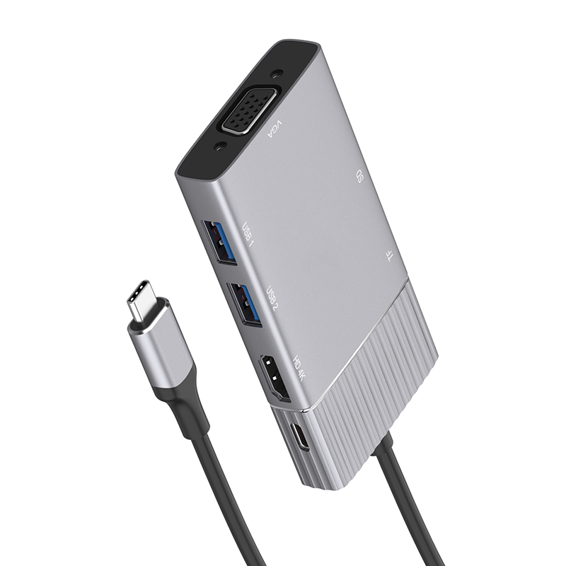 Docking Plug Docking Station with Type C Plug HDMI VGA USB Powe... – Grandado