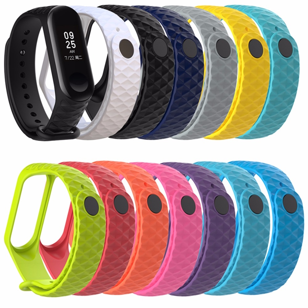 Mi bande 4 bracelet pour Xiaomi Mi bande 5 bracelet bracelet coloré sport Silicone bracelet intelligent Band4 Band3 Miband 3 4 5