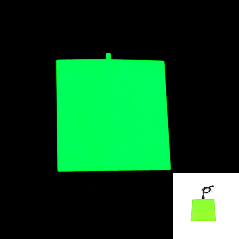 10X10CM Glowing EL Sheet EL Panel Flexible Electroluminescent Cold Light For Glow Party Supplies DIY Model Light Source: M / Olive