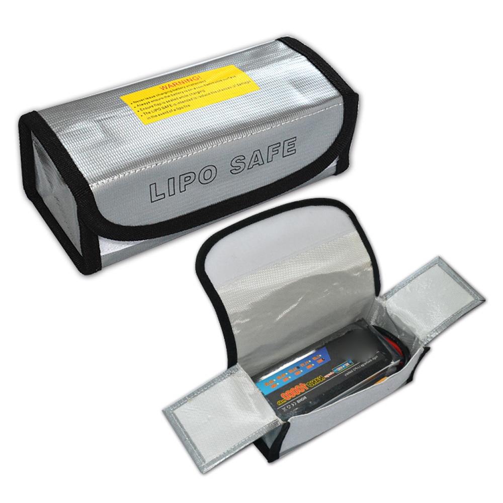 Lipo Li-Po Drone Batterij Bags Brandwerende Veiligheid Guard Safe Bag 185*75*60 Mm 20J