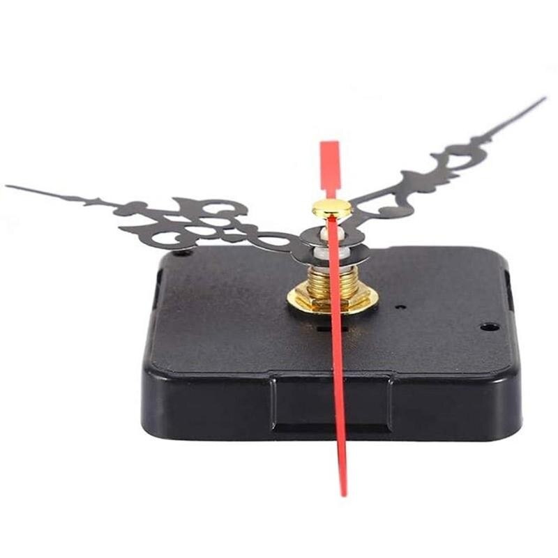 1 set tyst stor ersättning väggklocka kvarts klocka händer diy klocka reparation klocka rörelse delar mekanism rörelse vägg  d9 h 1