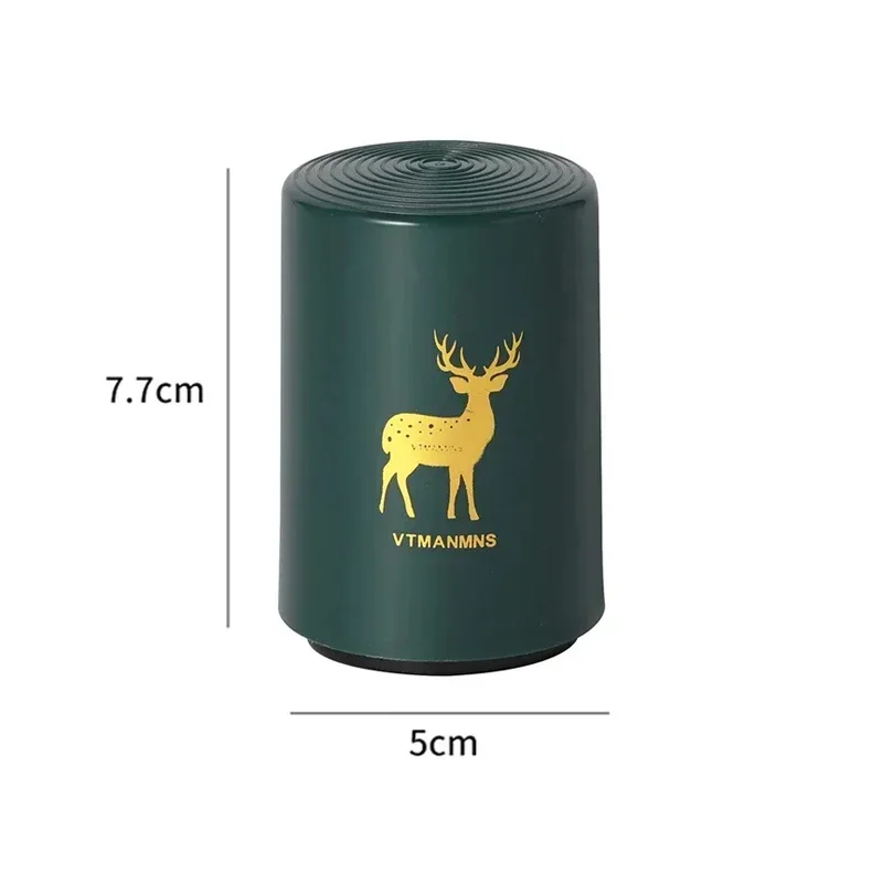 Ouvre-bouteille de bière automatique magnétique, couvercle de presse en acier inoxydable, outils tire-bouchon de bière, Gadgets de Bar portables: green