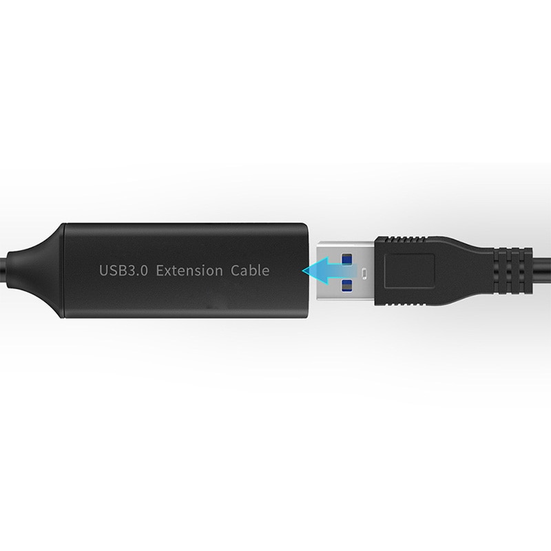 Repetidor activo USB2.0/USB 3,0 Cable de extensión 5M integrado IC Chipset cable de extensión de macho a hembra con amplificador/amplificador