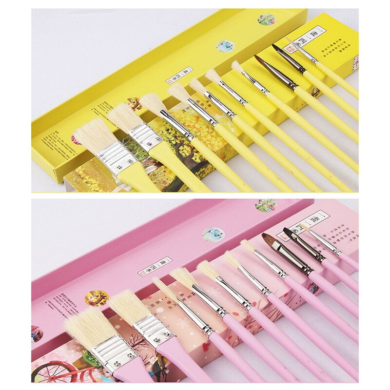 18 Colors Gouache Paint Set 30ml Portable Case with Palette Gouache Paint Set NIN668