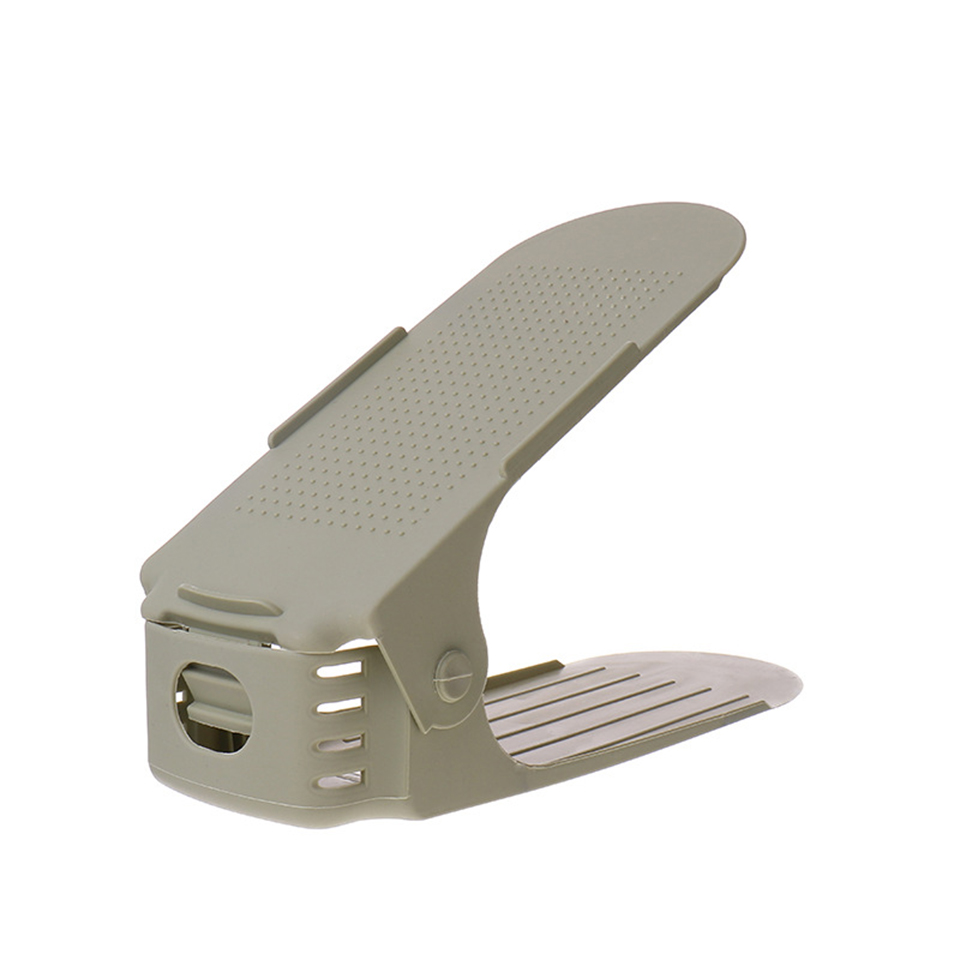 Soporte ajustable para calzado, organizador de zapatos con ranura para ahorro de espacio, armario, estante de almacenamiento, caja de zapatos: Green