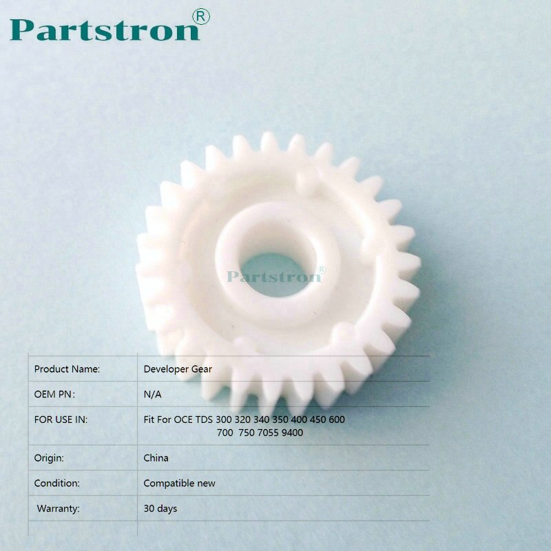 6Pieces Developer Gear Fit For OCE 320 400 600 450 700 750 9400 300 350 340 Black or White Send at random Wide Format Copier