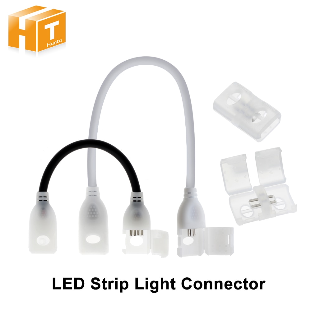 Dc Connector Naar 2pin 8 Mm/10 Mm Gratis Lassen Connector Voor Led Strip