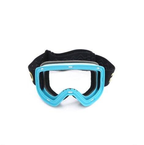 Ski Goggles with Magnetic Double Layer Lens Magnet Skiing Anti-fog UV400 Snowboard Goggles Men Women Ski Glasses Eyewear: Blue frame