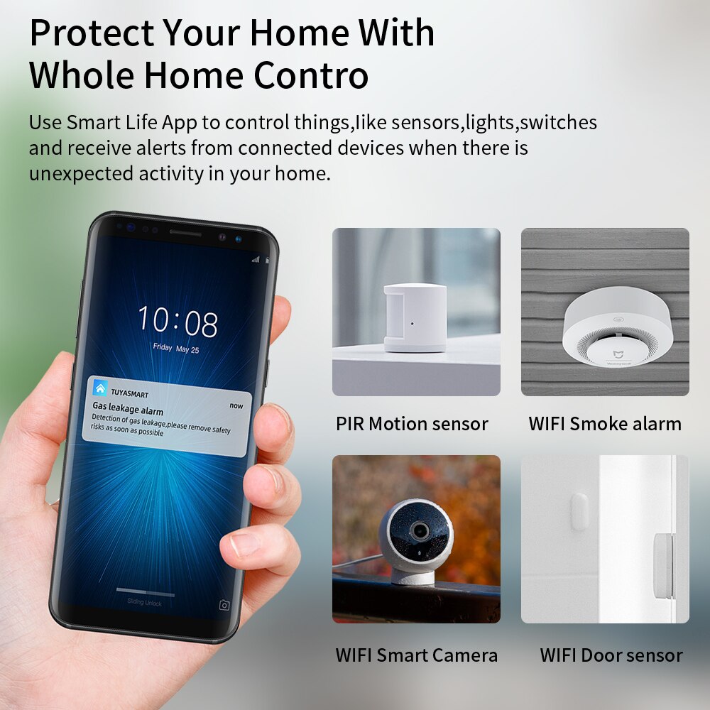 Tuya zigbee smart gateway hub smart home bridge smart life app automation trådløs fjernbetjening arbejde med alexa google home