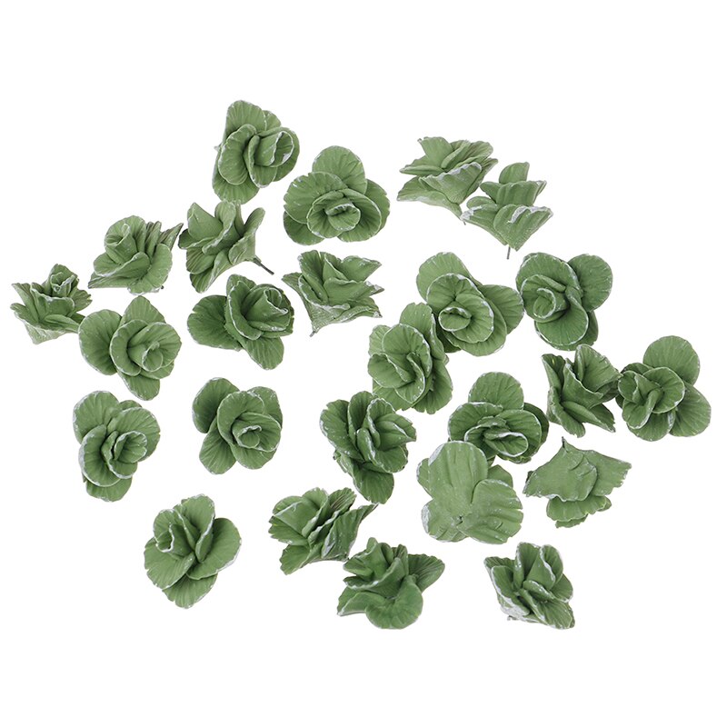 In miniatura di Frutta Cibo Giocattolo Dinning verdura Cesto Di Bambù Cibo Bambole Cuoco Casa Accessori In Miniatura: 5PCS Greens