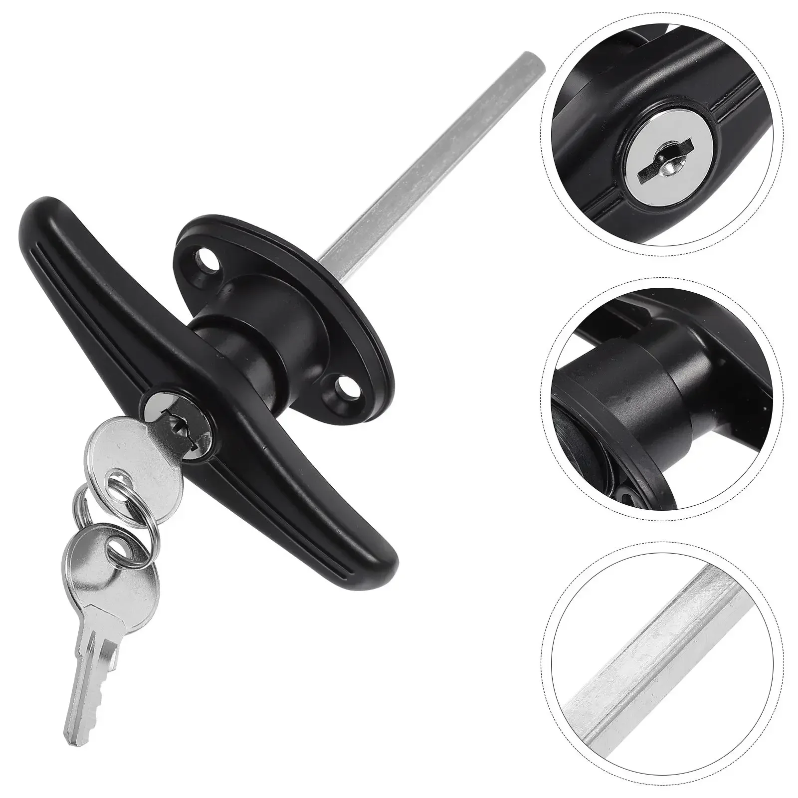Kit Handle Barn Chassis Universal Door Lock T-Hand... – Grandado