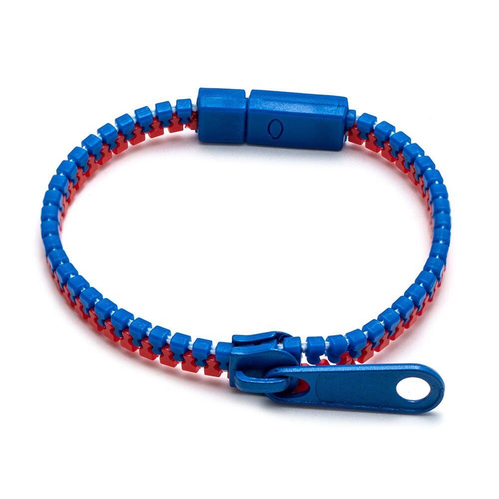 Pulsera Antiestrés con cremallera para niños, juguete sensorial de mano para el autismo, TDAH, 1 unidad: TD954