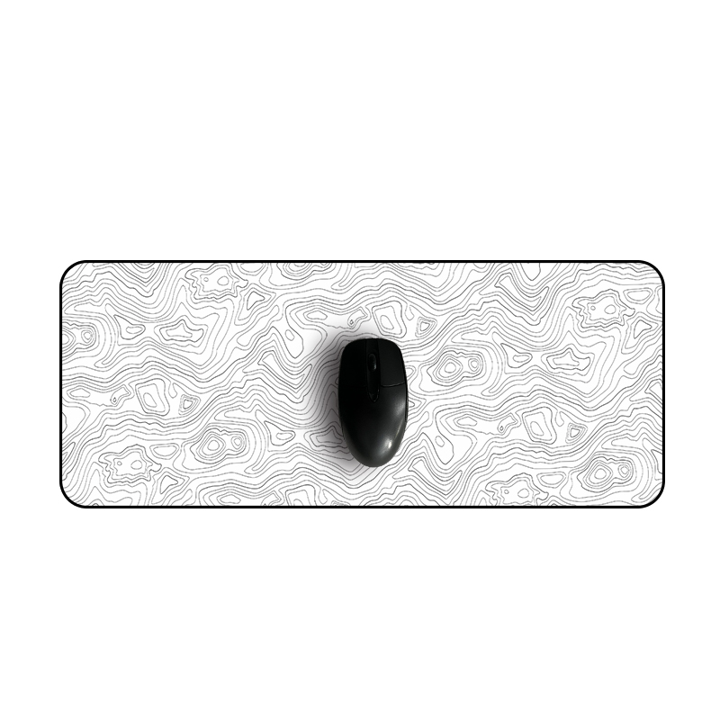 White Black Mouse Pad XXL Deskmat Desk Protector Pad Locking Edge Computer Mat Xxl Mousepad 900x400 Extended rug Office Carpet: Khaki