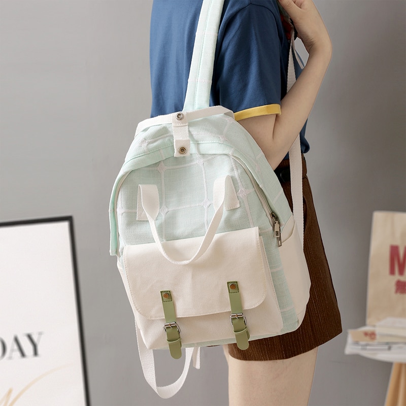 Søte dame ryggsekker for kvinner skole ryggsekk veske kvinnelige koreanske videregående studenter studenter bokveske mochila kawaii