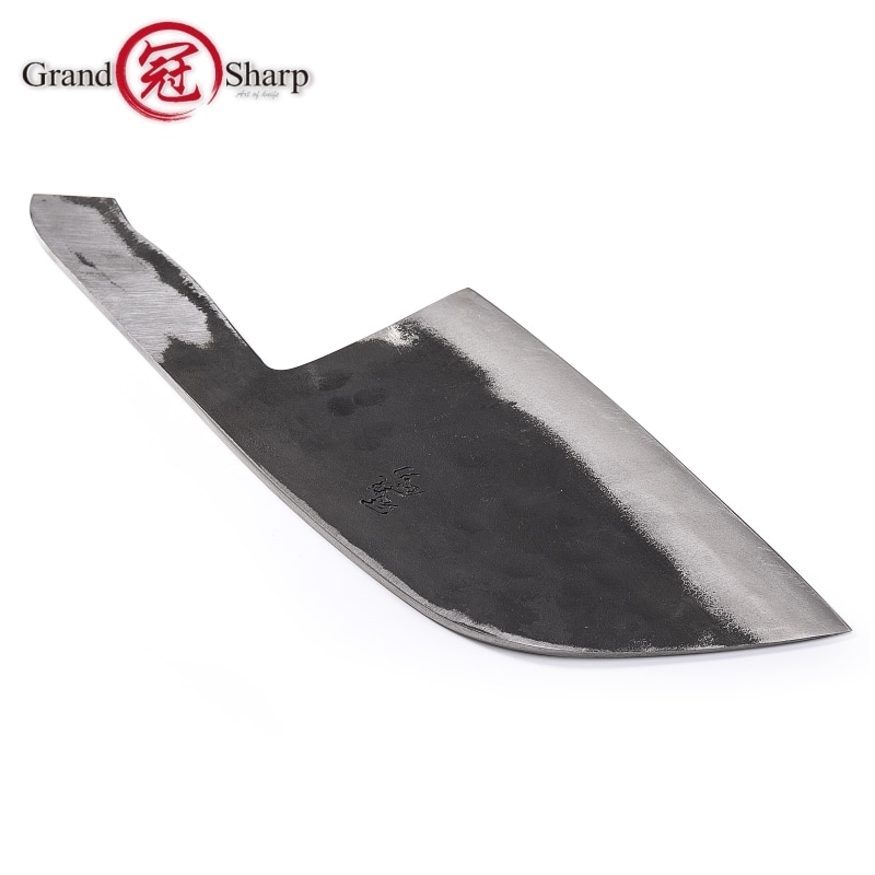 Kokkekniv håndlavet kløvekniv højkulstofbeklædt stål fuld tang køkkenknive slagter udskæring fileteringsværktøj håndsmedet
