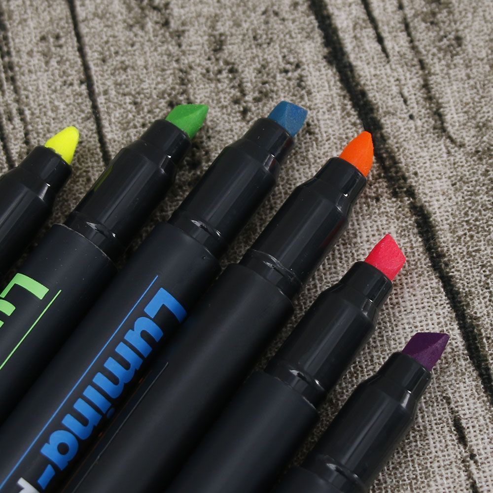 1pcs Highlighter Markers Pen Bladwijzer DIY Tekening Marker Kids Fluorescerende Pen Glitter Stationery School Office Supply