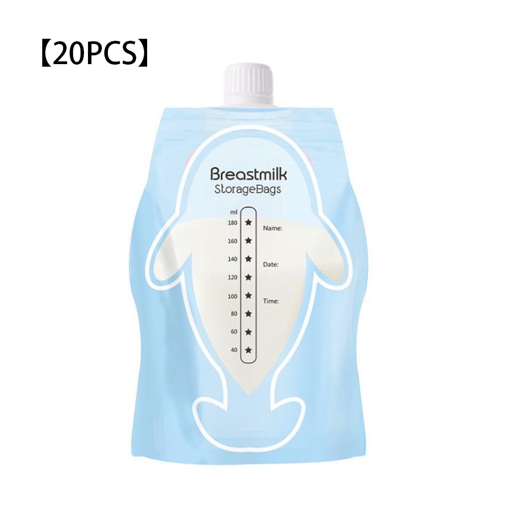 Breast Milk Storage Bag Breastmilk Container PE Pouch Baby Food Milk Bag with Volume Graduations