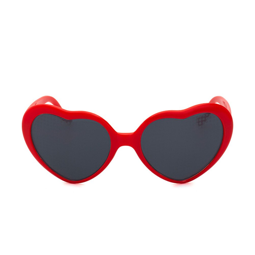 Gafas de difracción con efecto de corazón para Bar, gafas interesantes portátiles, , forma de amor, Rave, Festival, 3D, , EDM, Club nocturno