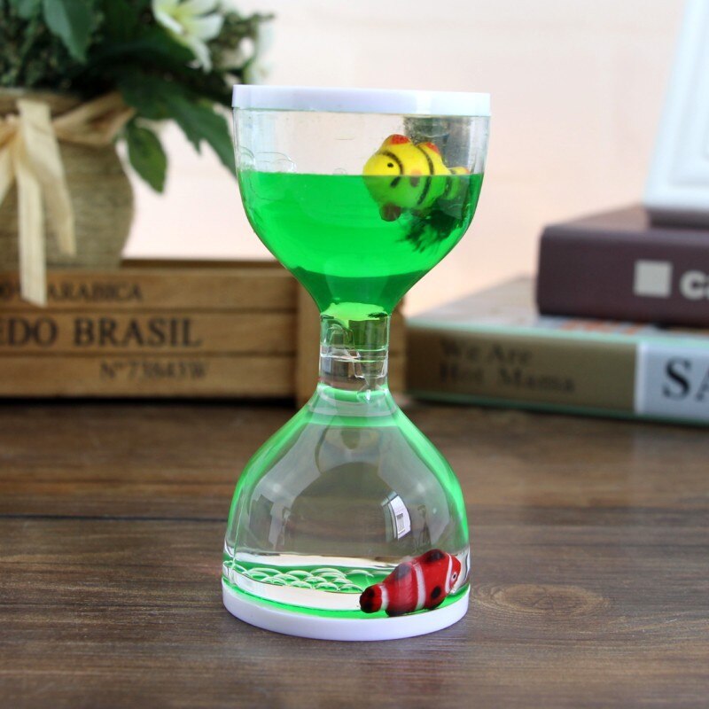 Animal marin , grande tasse, gouttes d&#39;huile, sablier, minuterie, ornement du musée marin, d&#39;anniversaire pour enfants: Green