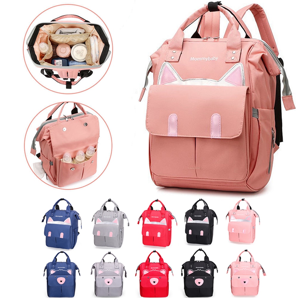 bolsa pañales mochila maternal pañalera LEQUEEN-Bolsa de pañales para bebés, mochila impermeable para mamá, bolsa de maternidad, bolsa de pañales para mantener el calor, cochecito de mamá