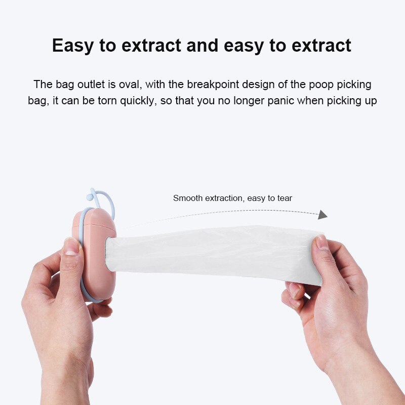 1Pcs Durable Pet Garbage Bag Dispenser Portable Outdoor Pet Garbage Bin Pet Defecation Eco-friendly Bag Dog