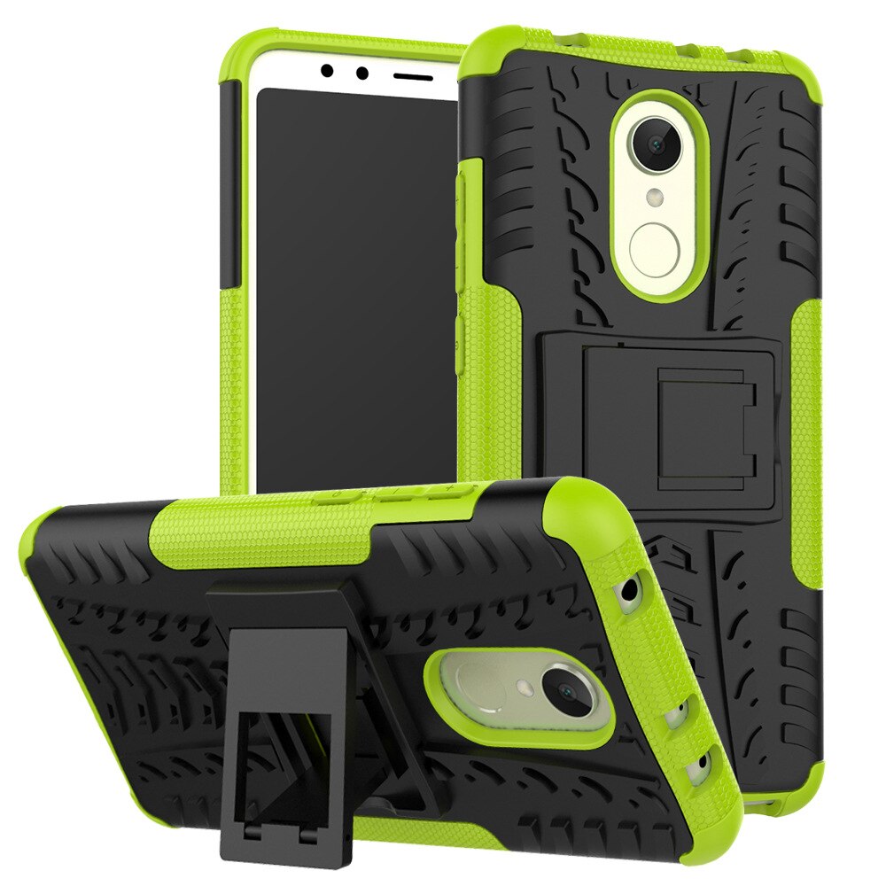 Telefon fall für Xiaomi Redmi 5 Plus fall für Xiaomi Redmi 5 fall stoßfest tpu silikon harte rückseitige abdeckung für xiaomi Redmi Note 5: for Redmi 5 Plus / grip armor green