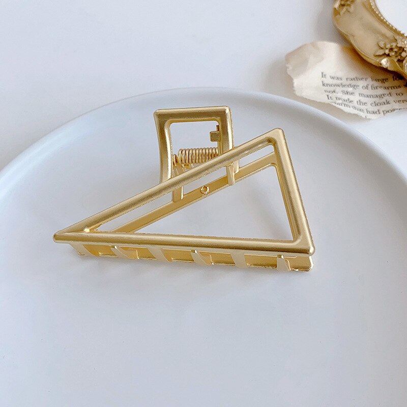 Frauen Fünfzackigen Stern Haar Klaue Neue Gold Vielseitig Temperament retro Zarten Kühlen Wind Haarnadel Mädchen Trend: F131 gold