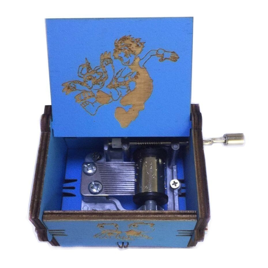 Hand Rock Box Music Note Box Caixa Musica Factory Caja Cajita Musical Madera Wood Moon River Music Box You Are My Sun