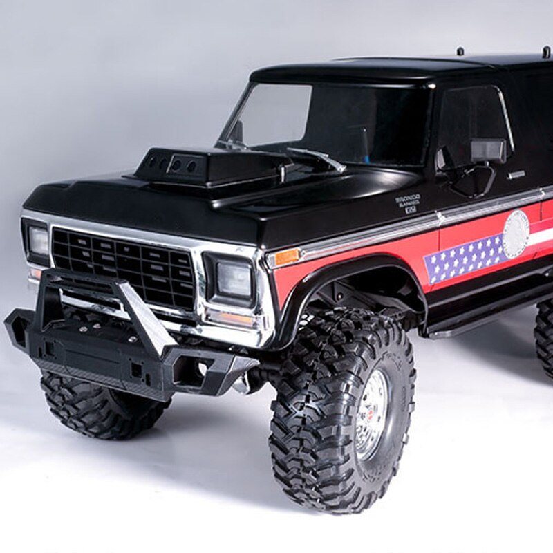 Simuleringshuv insugningsluftinlopp för traxxas ford bronco trx 4 rc sökmotorhuv motorhuv