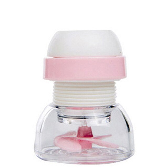 360 Degree Swivel Kitchen Faucet Tub Bathroom Water Saver Tool Hand Washing Faucet Extender Rotating Shower Head Faucet Aerator: PINK