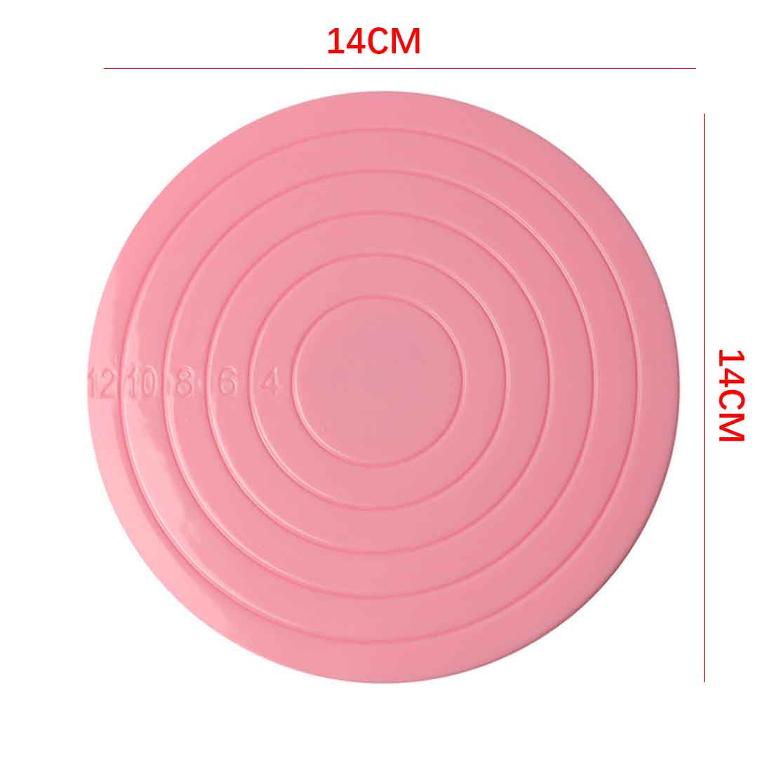 Diy Cake Draaitafel Bakvorm Taart Plaat Roterende Ronde Cake Decorating Gereedschap Rotary Tafel Gebak Levert Bakken Accessoires: 5.5inch Pink