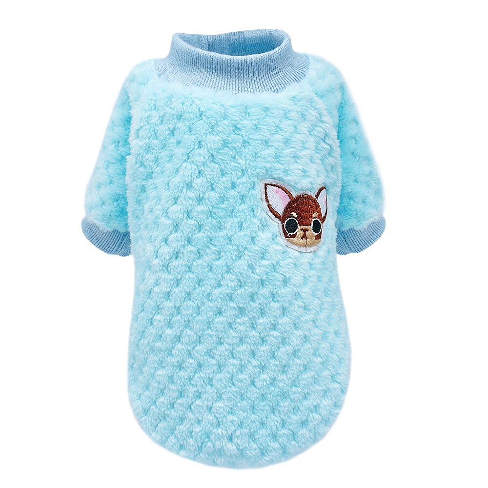 Leuke Hond Kleding Voor Kleine Honden Chihuahua Yorkies Pug Kleding Jas Winter Hond Kleding Pet Puppy Jas Ropa Perro Roze s-2XL: Blauw / XXL