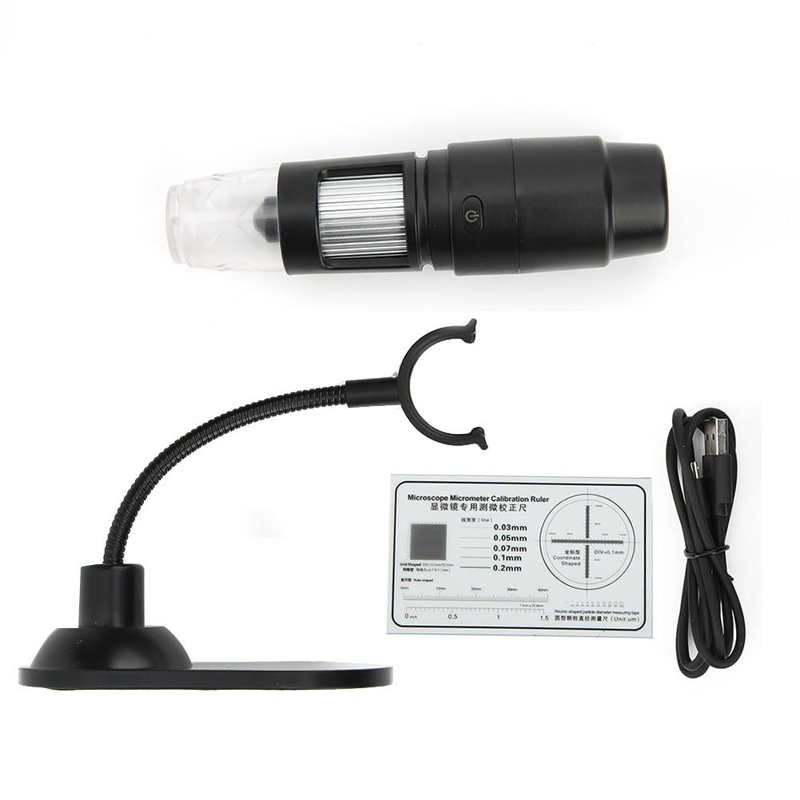 Endoscopio W03 1000X, microscopio WIFI, microscopio Digital de aumento electrónico con USB, Compatible con Android/iOS camara