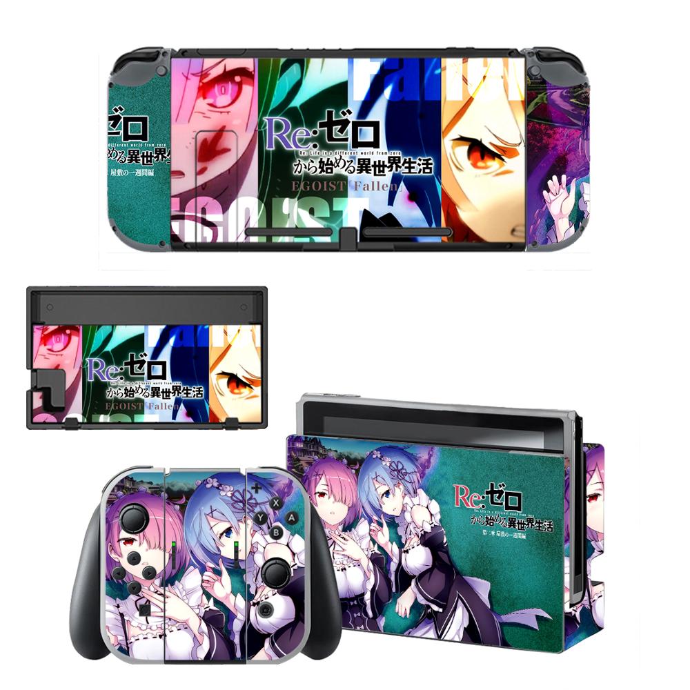 Re:Life in a different world from zero Skins for Nintendo Switch Skin Sticker for Nintendoswitch console Joy-Con Controller