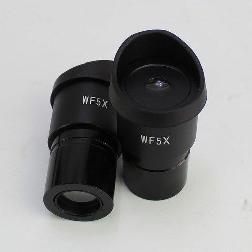 Microscope Eyepiece WF5X WF10X WF15X WF20X Microscope Wide Angle Eyepiece 30mm Mounting Interface Eyepiece F Stereo Microscope: WF5X