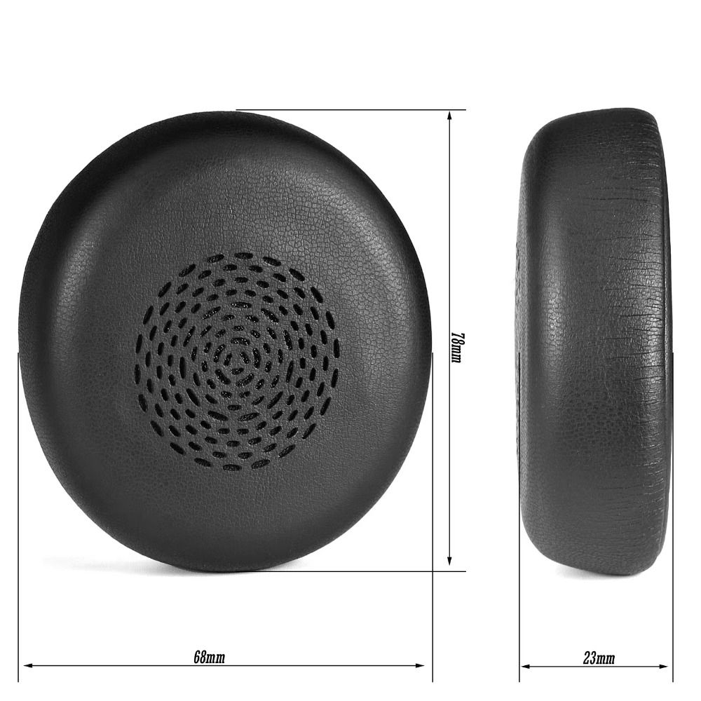 1 paar Ersatz Kopfhörer Ohr Pads PU Leder Schaum Schwamm Ohr Kissen Headset Zubehör Ohrpolster Ohrenschützer für Jabra Evolve2 75