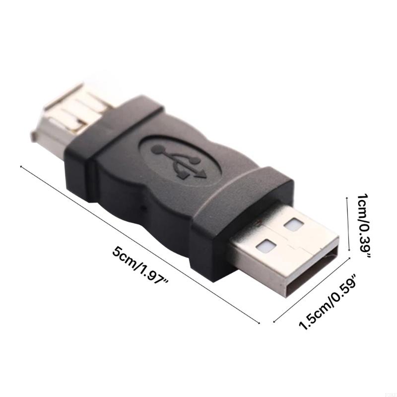 F3Ke USB2.0 Männlich zum Firewire IEEE 1394 6P weiblicher Adapter -Konverter -Erweiterungsadapter