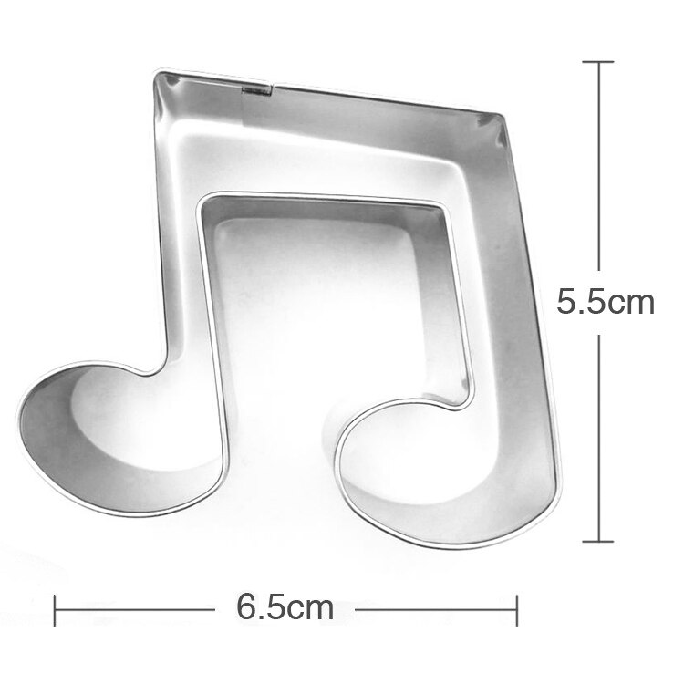 Rvs Muzieknoot Cookie Cutter Cake Biscuit Bakvorm Keuken Bakvormen Cake Decorating: A