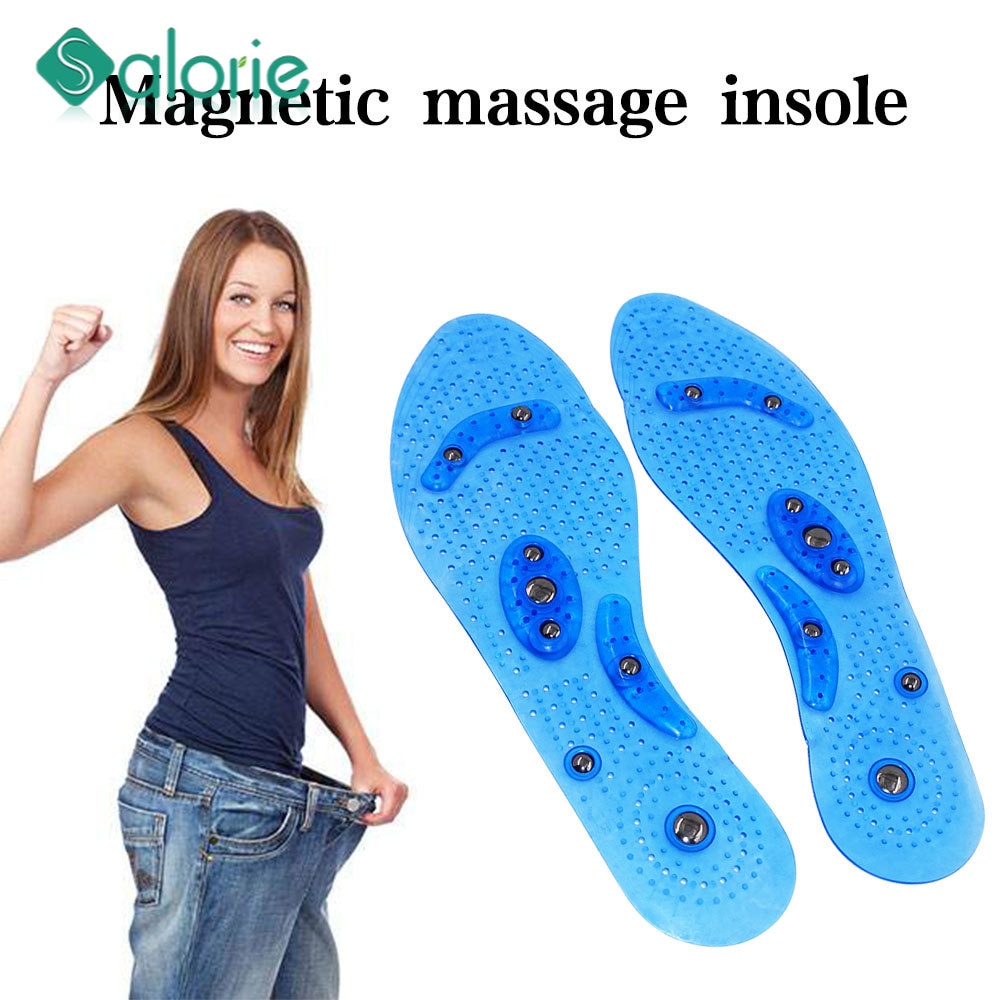 2pcs Foot Massage Shoe Gel Insoles Feet Magnetic Therapy Health Care Comfort Pads Foot Care Relaxation For man women